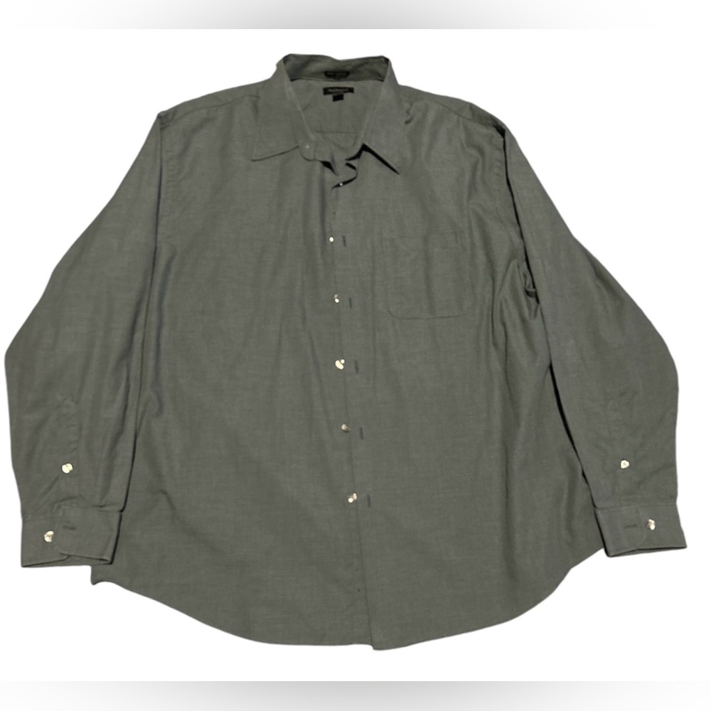 Van Heusen No Iron Long Sleeve Button Up Shirt XL